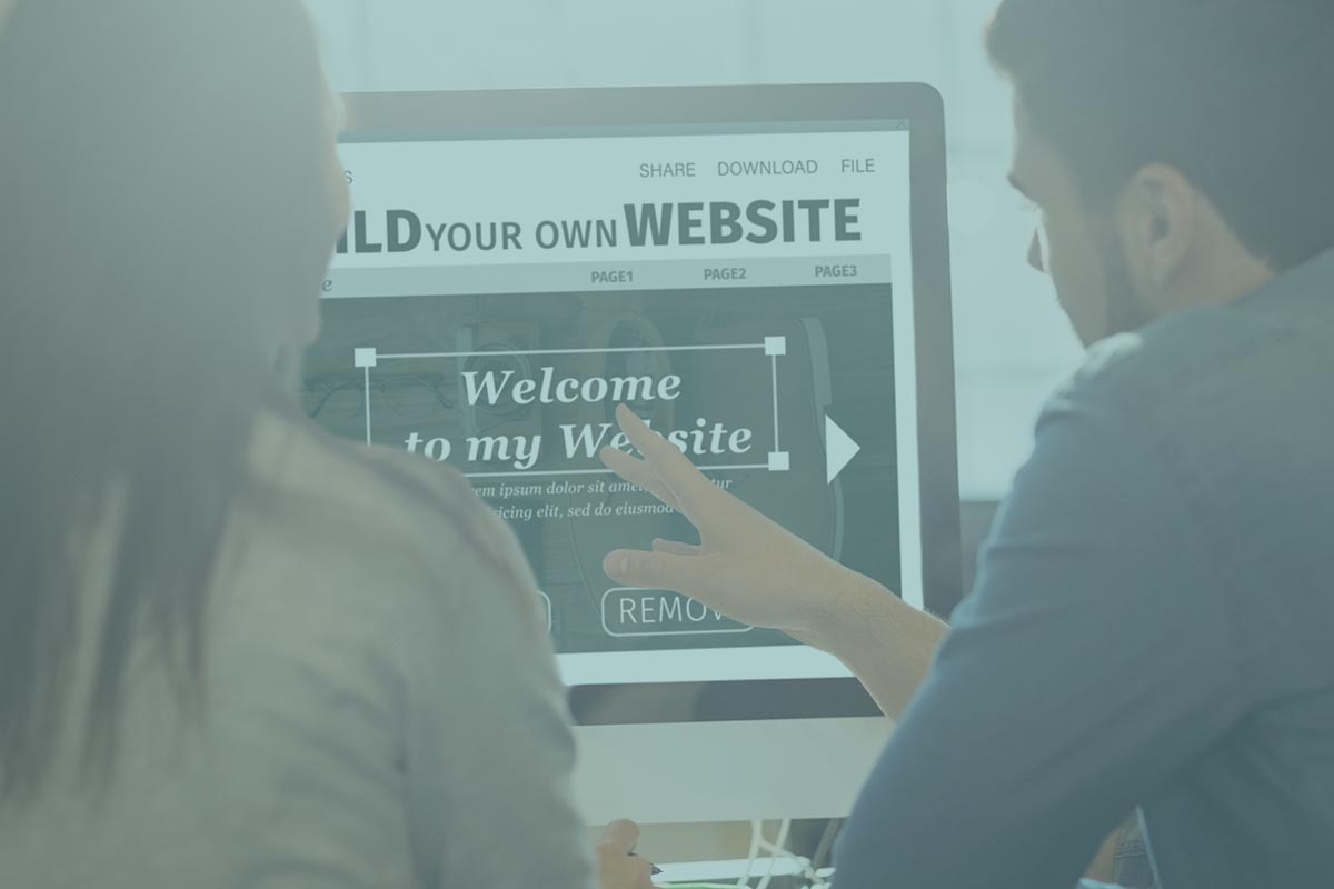 Web design mockup